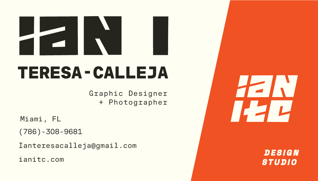 Ian business card back
